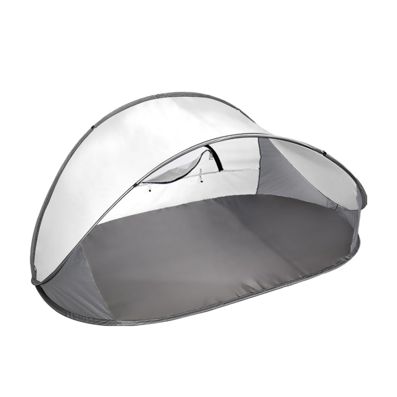 Mountview Pop Up Tent Camping Beach Grey
