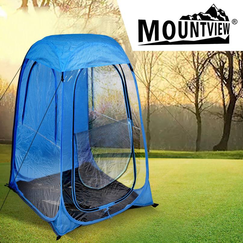 2x Mountview Pop Up Tent Camping Weather Blue