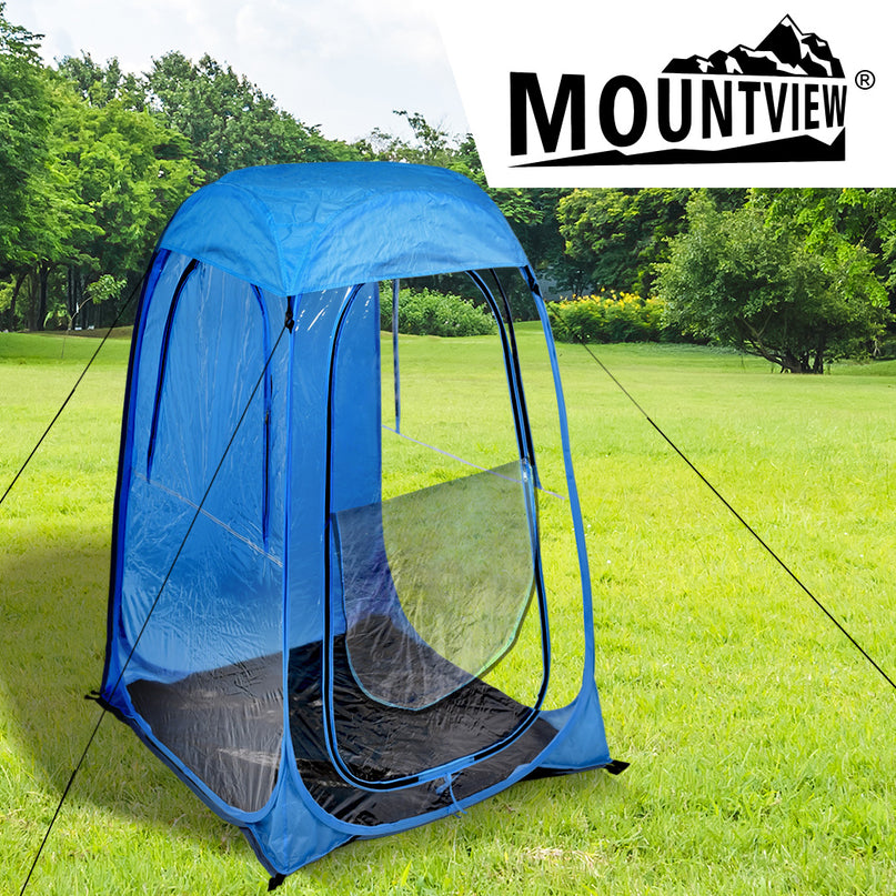 2x Mountview Pop Up Tent Camping Weather Blue