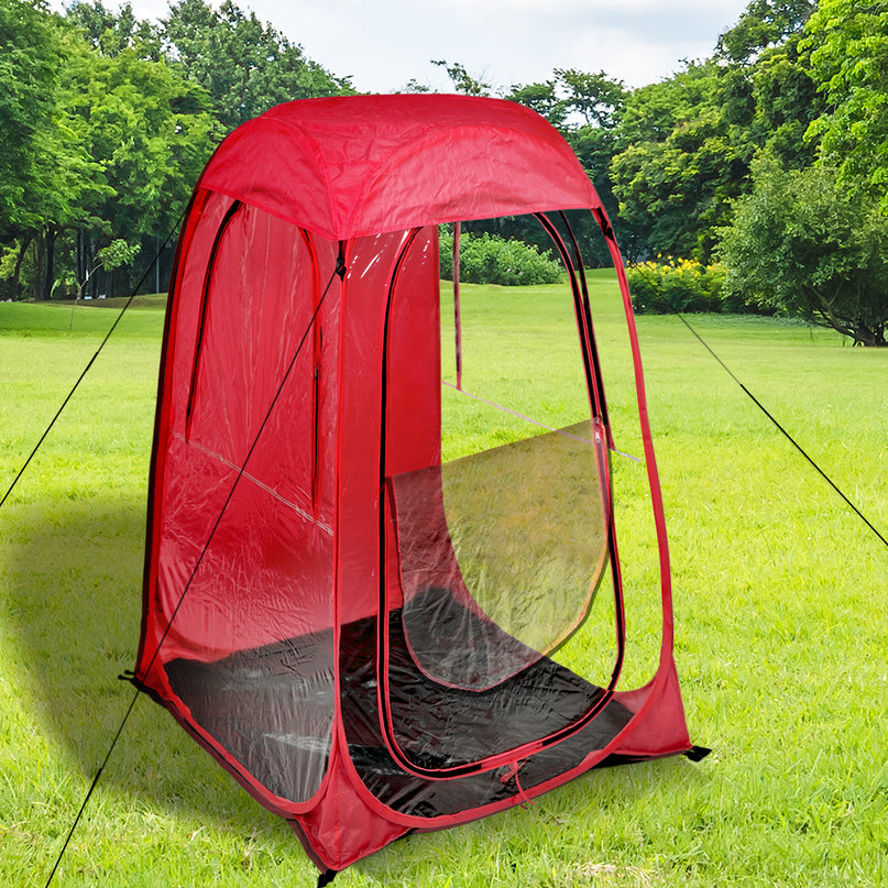 2x Mountview Pop Up Tent Camping Weather Red
