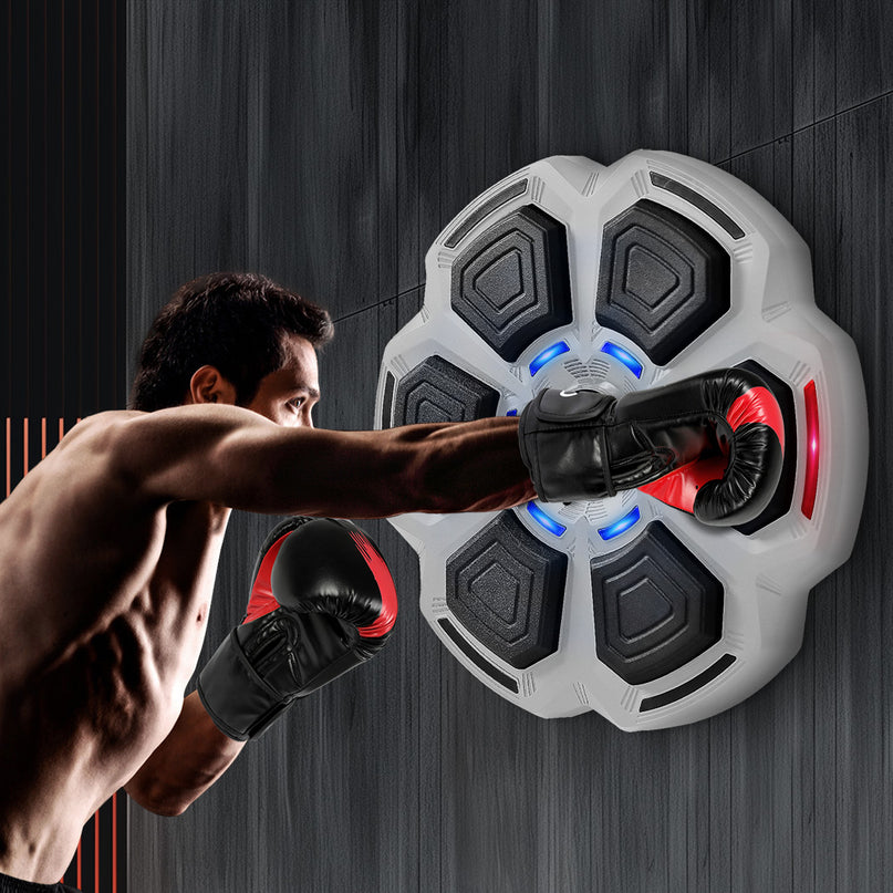 Centra Punching Box With 8OZ Boxing Glove Grey