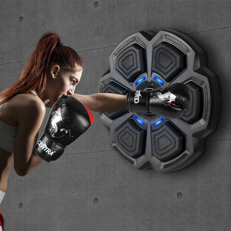 Centra Punching Box With 8OZ Boxing Glove Black
