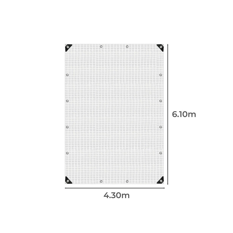 Manan Tarp Tarpaulin 200GSM Camping 4.3mx6.1m