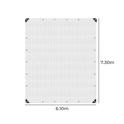 Manan Tarp Tarpaulin 200GSM Camping 6.1mx7.3m