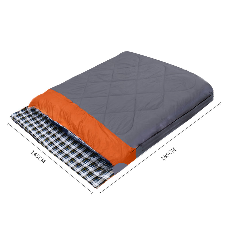 Mountview Double Sleeping Bag Bags Outdoor