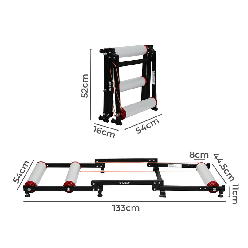 Spector Bike Roller Adjustable Bicycle Black