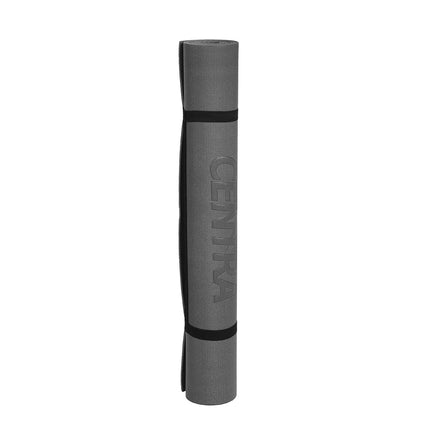 Centra Yoga Mat Non Slip 5mm Exercise Grey