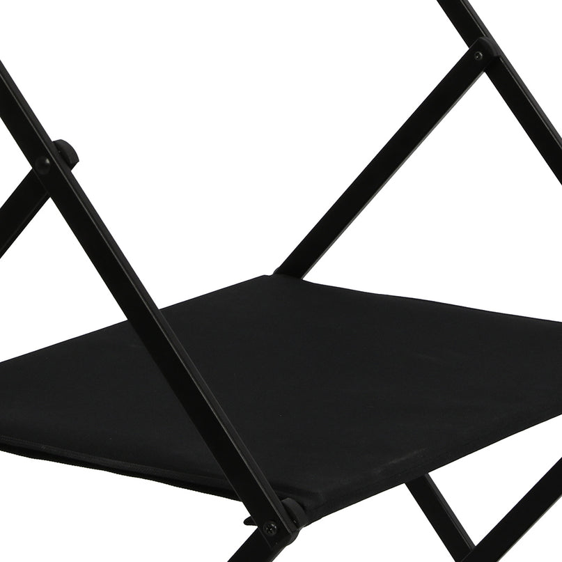 Levede Foldable Camping Storage Shelves 3 Layer with Hooks Black